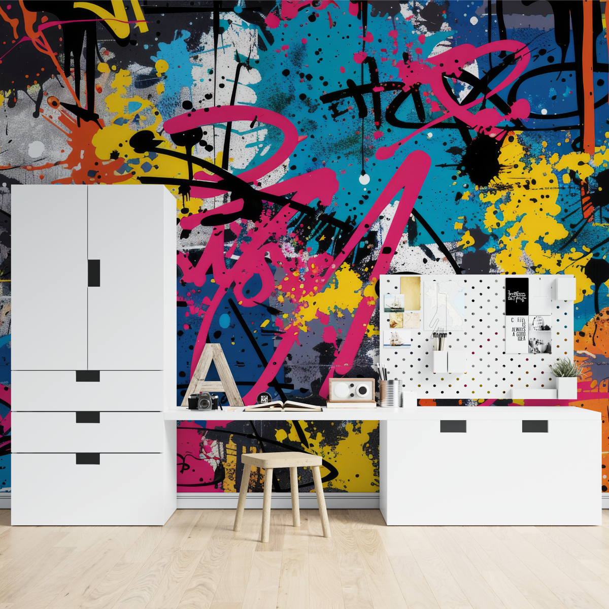 Papier Peint Ados Style Graffiti