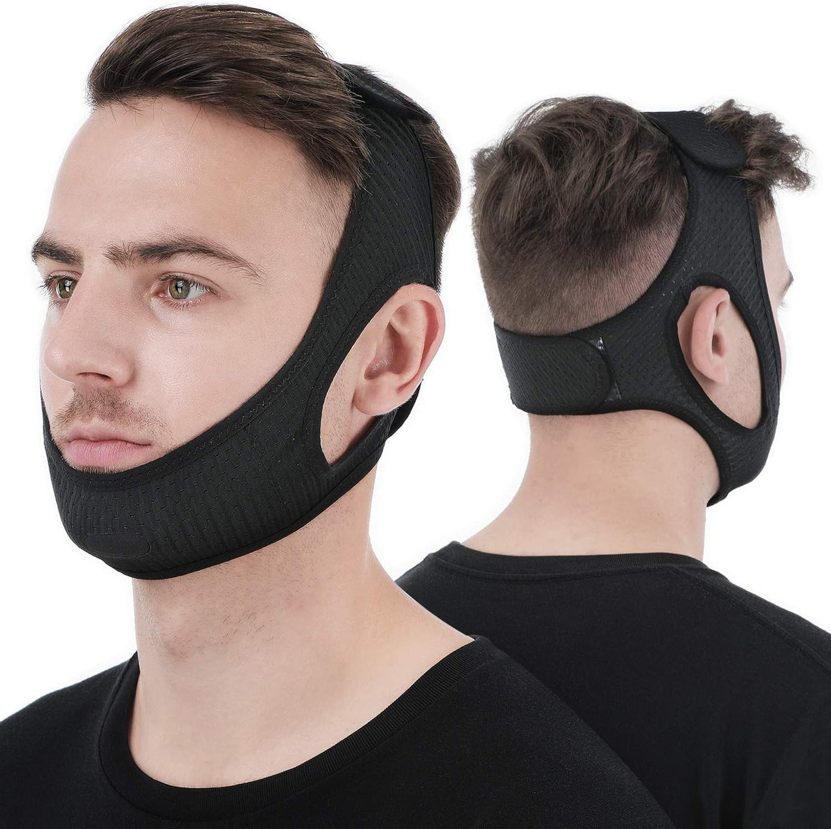 Bandeau Anti-Ronflement Confortable - Améliorez Votre Sommeil et Respiration