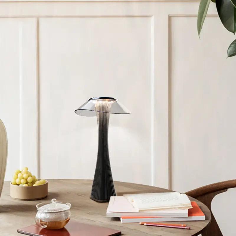 Lampe de Table Industrielle Sans Fil - Design Élégant et Luminosité Ajustable