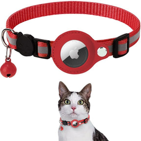 Collier GPS pour Chat Sécurisé - Design Réfléchissant et Dégagement Rapide