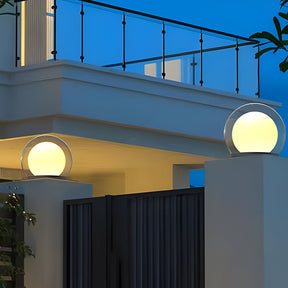 Lampe Solaire Moderne pour Extérieur - Design Résistant aux Intempéries et Élégant