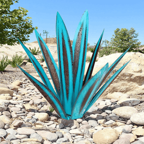 Lampe de Jardin Artisanale en Agave - Éclairage Extérieur Étanche et Élégant