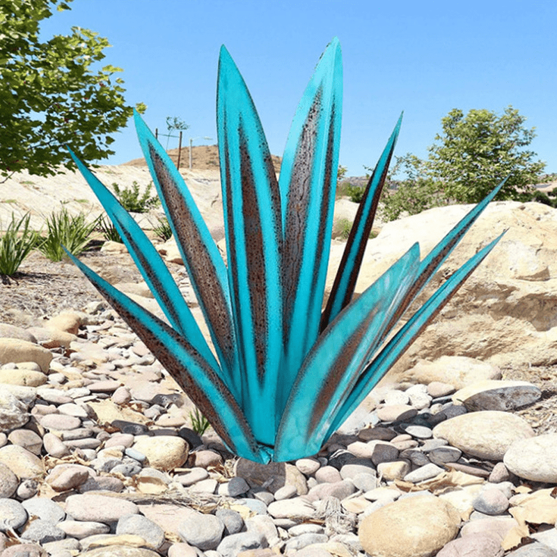Lampe de Jardin Artisanale en Agave - Éclairage Extérieur Étanche et Élégant