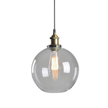 Lampe Suspendue Industrielle en Verre - Design Élégant et Minimaliste