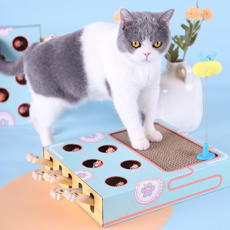 Parc à Chats Interactif 3-en-1 - Jouet Écologique et Gain de Place