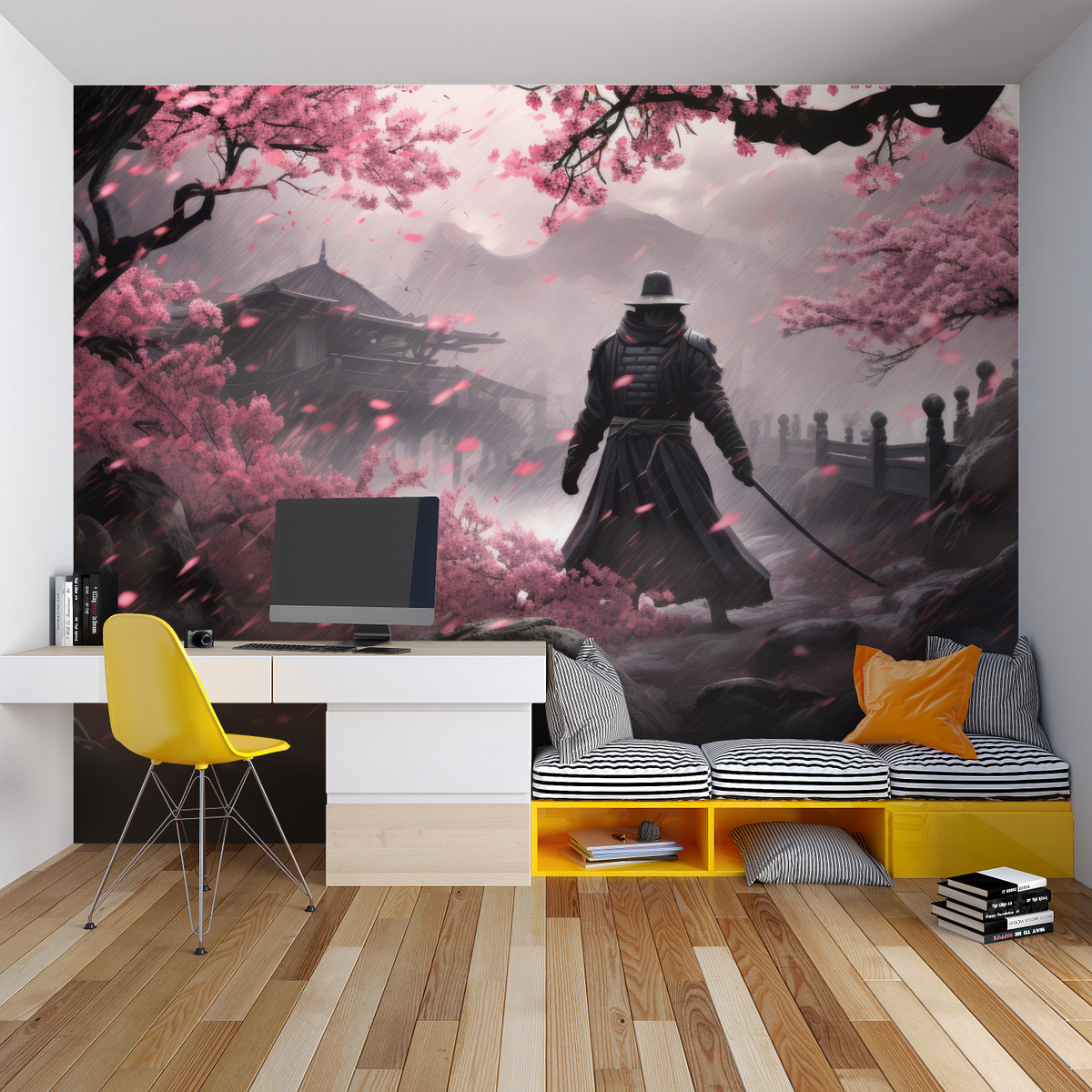 Nocturnal Samurai Anime Wallpaper