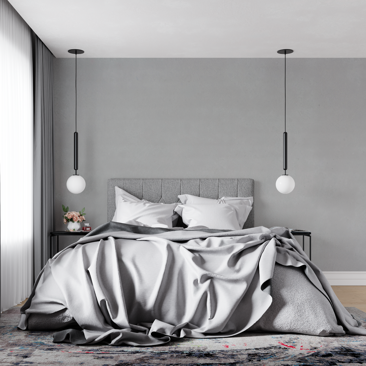 Papier Peint Gris Uni