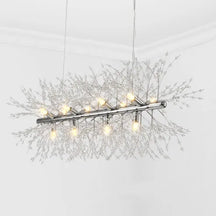 Lustre en Cristal Flocon de Neige - Élégance Contemporaine et Illumination Éblouissante