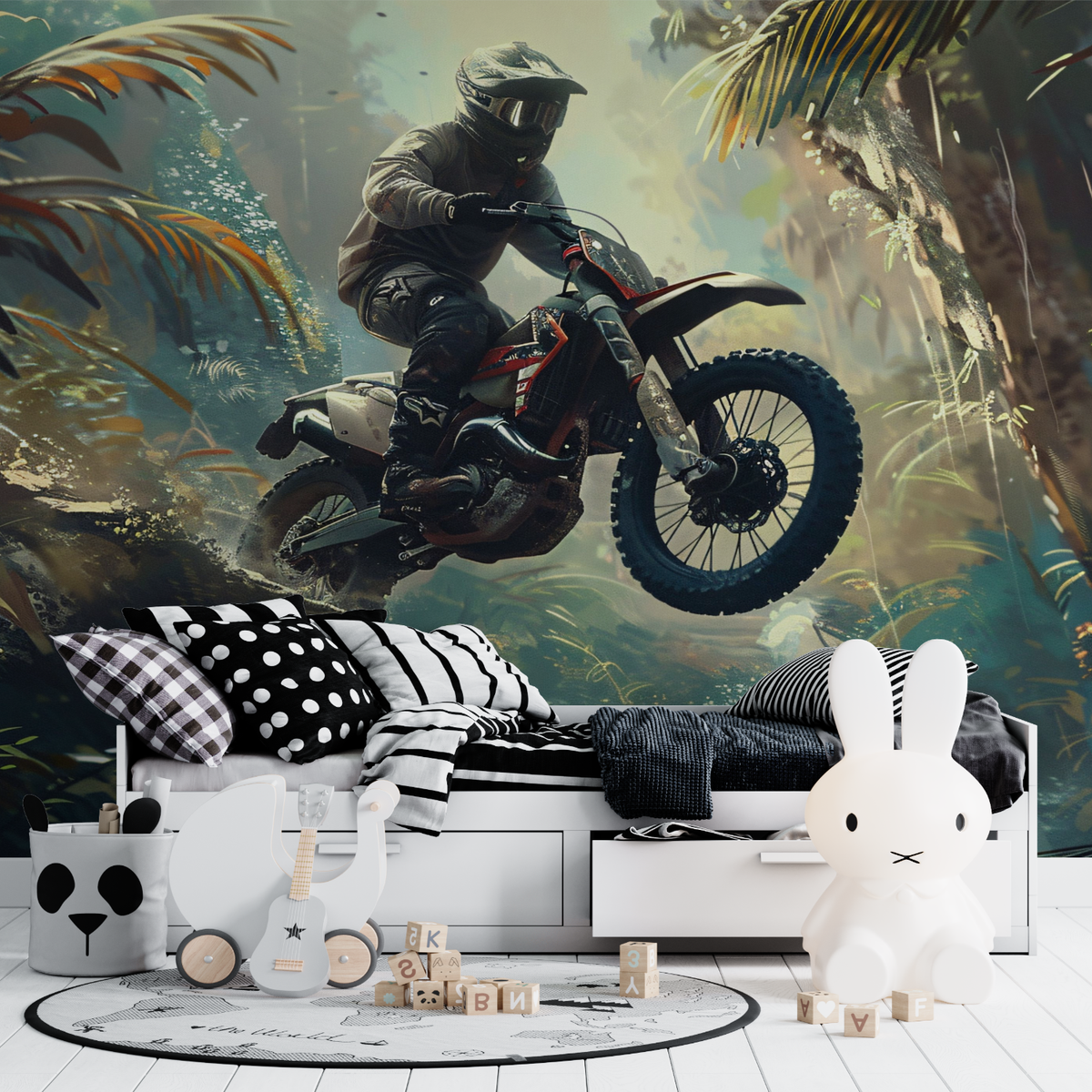 Papier Peint Mural Garcons Motocross