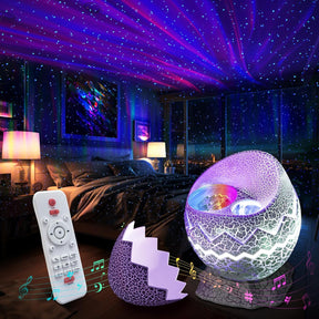 Projecteur d'étoiles Bluetooth 4 en 1 - Ambiance Apaisante et Effets Lumineux