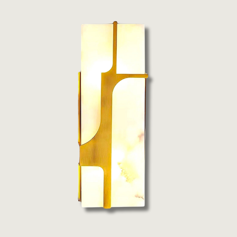 Applique Murale Art Déco en Marbre - Élégance Luxueuse et Durable