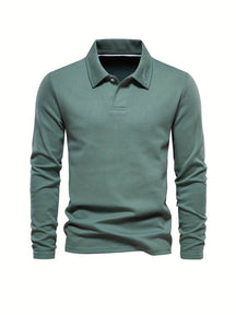 Polo à Manches Longues pour Homme - Élégance et Confort au Quotidien