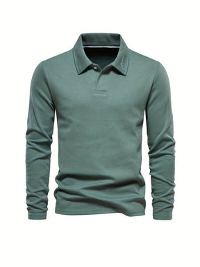 Polo à Manches Longues pour Homme - Élégance et Confort au Quotidien