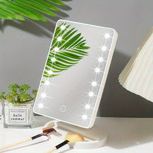 Miroir de Maquillage LED Ajustable - Luminosité Réglable et Portable