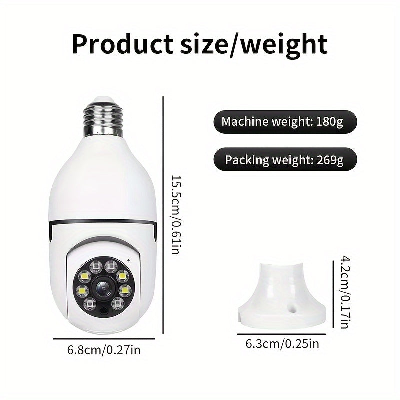 Caméra de Sécurité Intelligente HD - Vision Nocturne et Audio Bidirectionnel