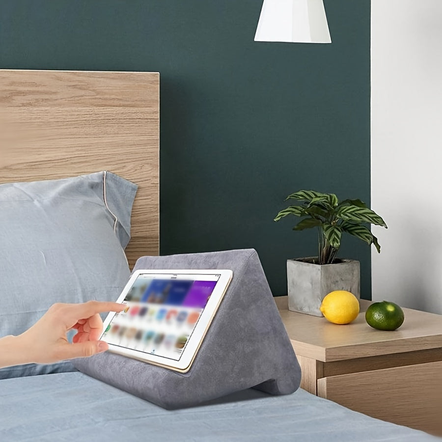 Support de Tablette Ajustable - Tissu Doux et Angles Personnalisables