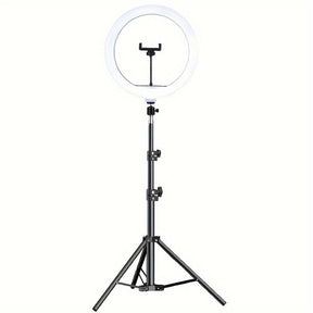 Anneau LED pour Selfies et Vidéos - Trépied Réglable et Support Pratique