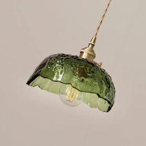 Lampe Suspendue en Laiton et Verre - Élégance Moderne et Installation Facile