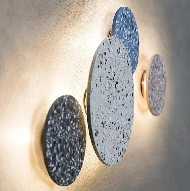 Applique Murale en Béton Moderne - Design Industriel et Éclairage LED Durable