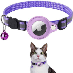 Collier GPS pour Chat Sécurisé - Design Réfléchissant et Dégagement Rapide