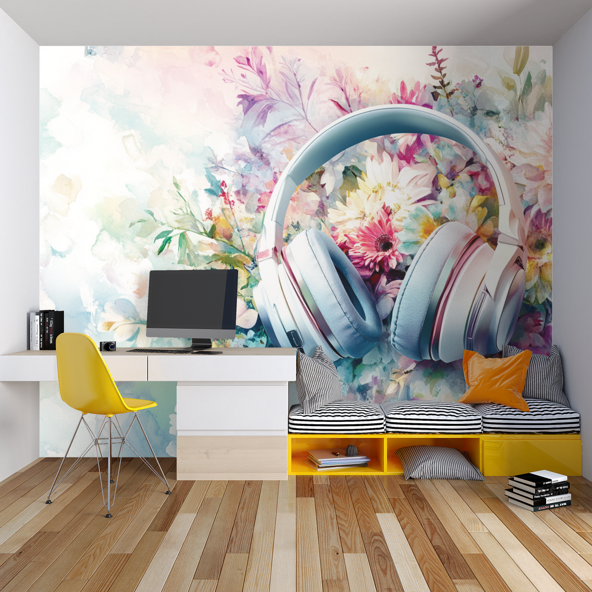 Papier Peint Floraison