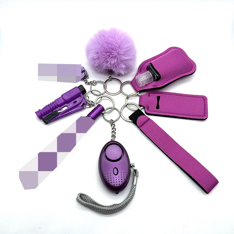 Ensemble de Porte-clés de Défense pour Femmes - Protection Compacte et Élégante