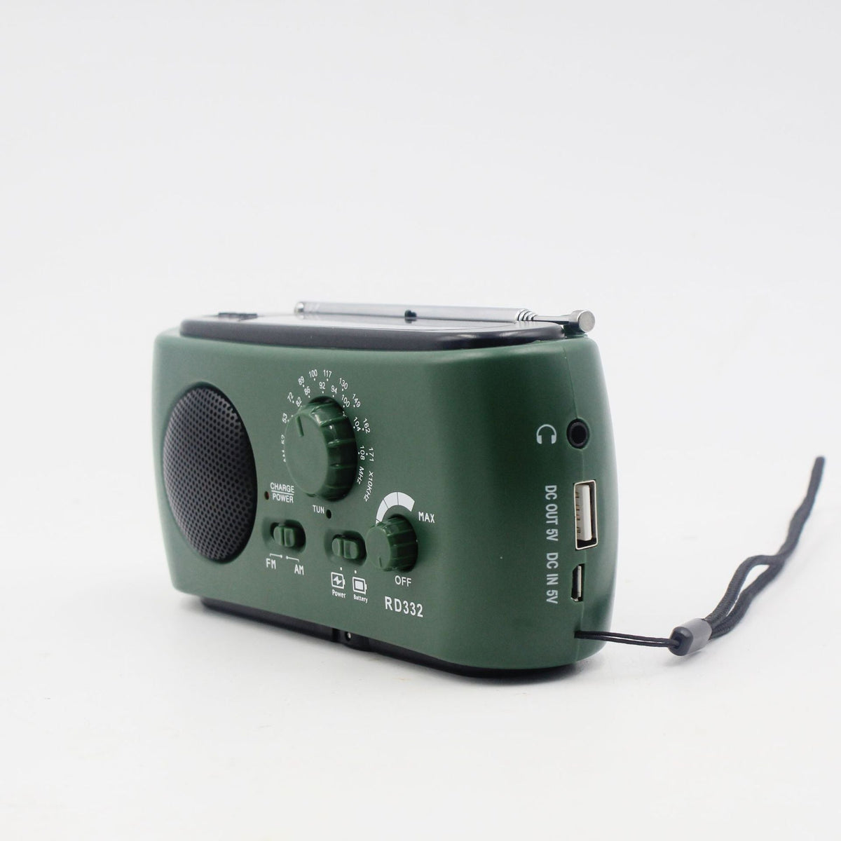 Radio d'Urgence Portable AM/FM/NOAA - Lampe de Poche LED et Résistante à l'Eau