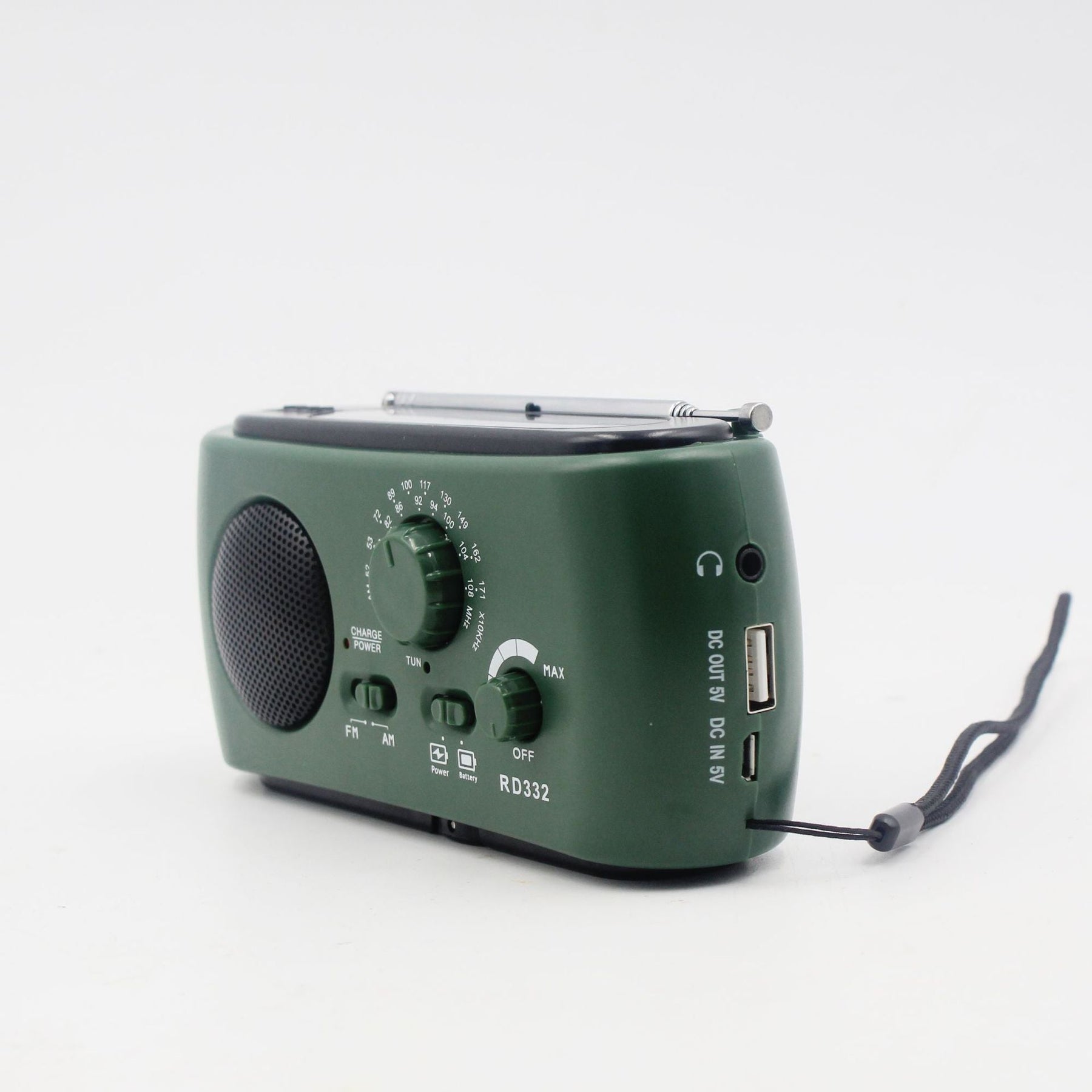 Radio d'Urgence Portable AM/FM/NOAA - Lampe de Poche LED et Résistante à l'Eau