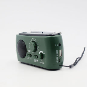Radio d'Urgence Portable AM/FM/NOAA - Lampe de Poche LED et Résistante à l'Eau