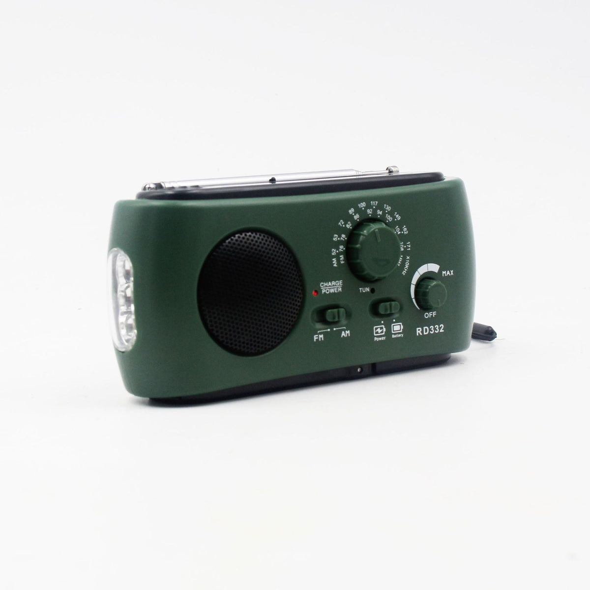Radio d'Urgence Portable AM/FM/NOAA - Lampe de Poche LED et Résistante à l'Eau