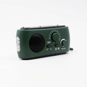Radio d'Urgence Portable AM/FM/NOAA - Lampe de Poche LED et Résistante à l'Eau