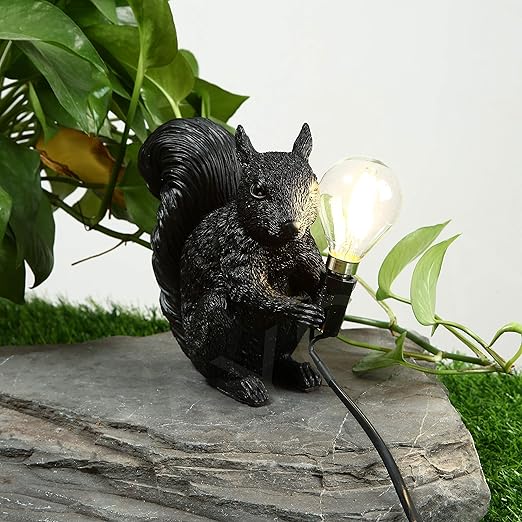 Lampe de Table Écureuil - Design Charmant et Élégant