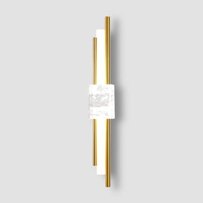 Applique Murale en Marbre Noir et Or - Luxe et Design Scandinave Moderne