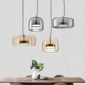 Éclairage en Verre Moderne - Élégance Chic et Accueillante
