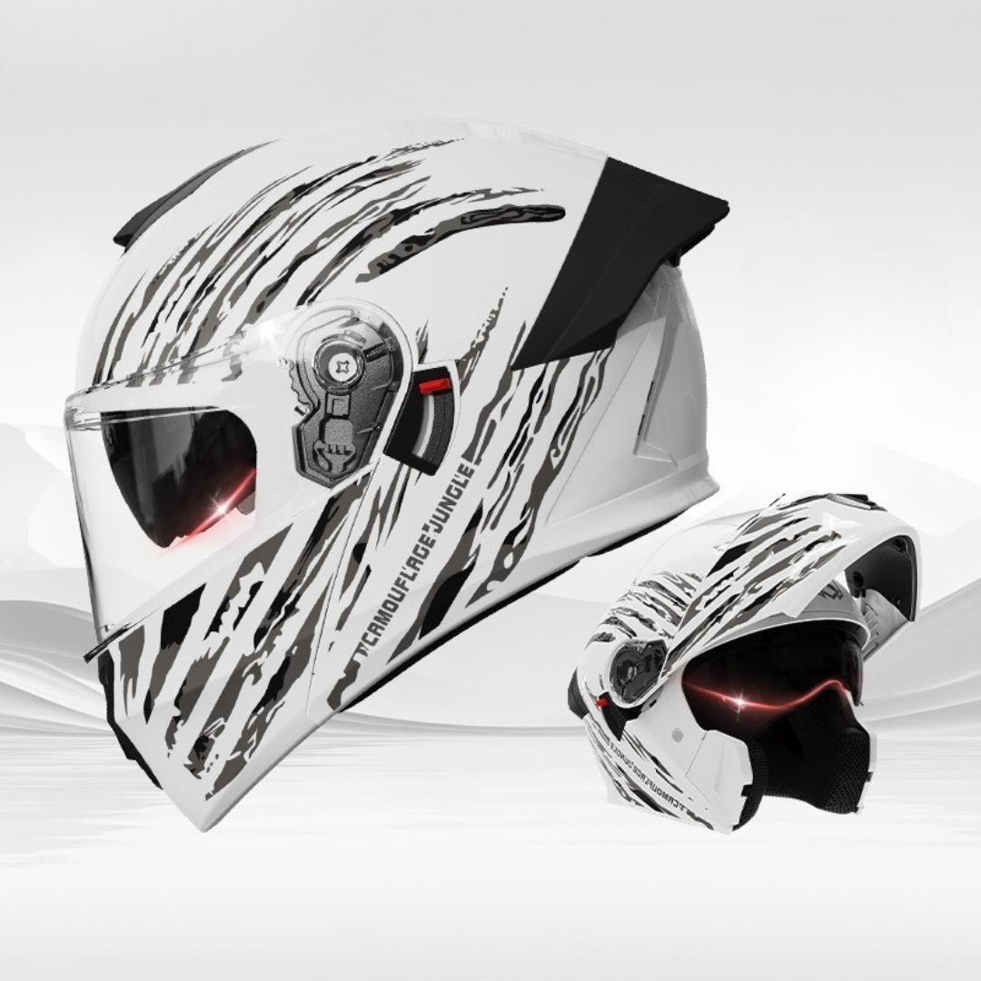 Casque de Moto Modulaire Hommes - Protection Ultime et Confort Supérieur