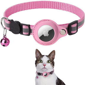 Collier GPS pour Chat Sécurisé - Design Réfléchissant et Dégagement Rapide