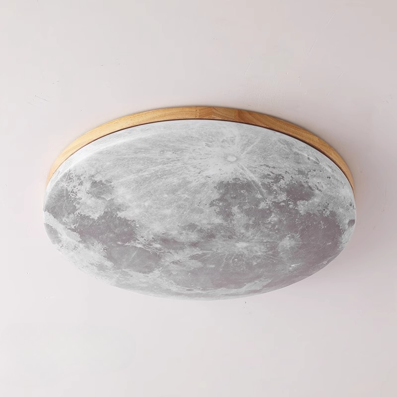 Lampe de Plafond Élégante en Bois - Design Minimaliste et Éclairage Accueillant