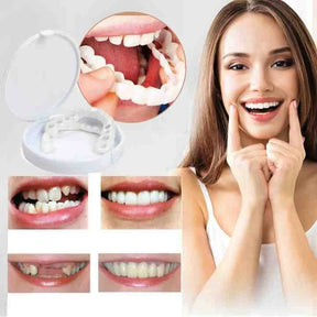 Prothèse Dentaire Facile à Utiliser - Sourire Naturel Instantané et Réutilisable