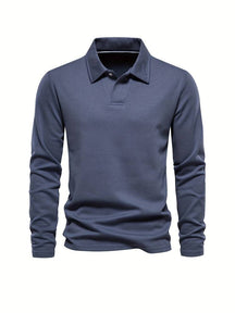 Polo à Manches Longues pour Homme - Élégance et Confort au Quotidien