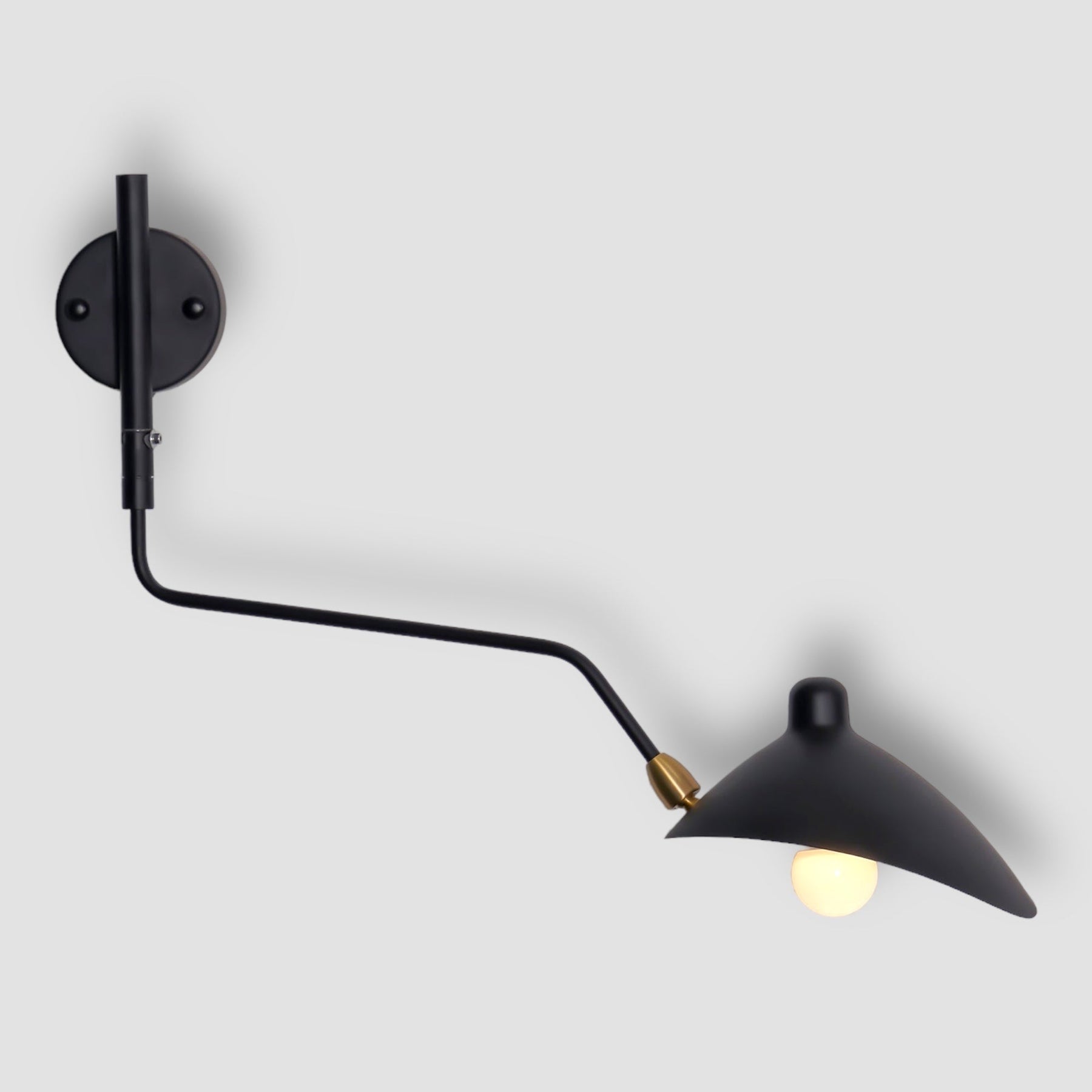 Applique Murale à Double Bras - Éclairage Flexible et Économe en Énergie