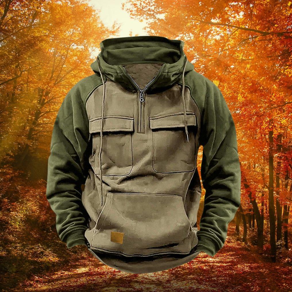 Hoodie Chaud pour Sorties en Plein Air - Élégant et Pratique avec Poches