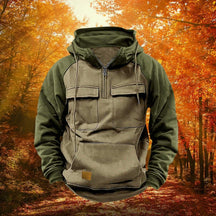 Hoodie Chaud pour Sorties en Plein Air - Élégant et Pratique avec Poches