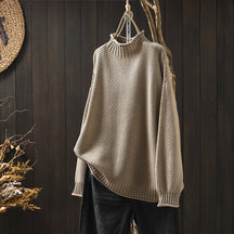 Pull Tricoté Chaud pour Hiver - Confort Ultime et Élégance Intemporelle