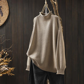 Pull Tricoté Chaud pour Hiver - Confort Ultime et Élégance Intemporelle