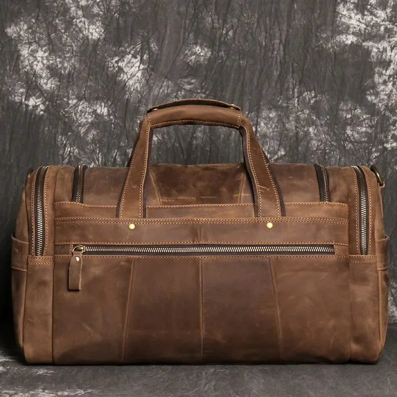 Sac de Voyage Élégant et Pratique - Design Vintage avec Intérieur Spacieux