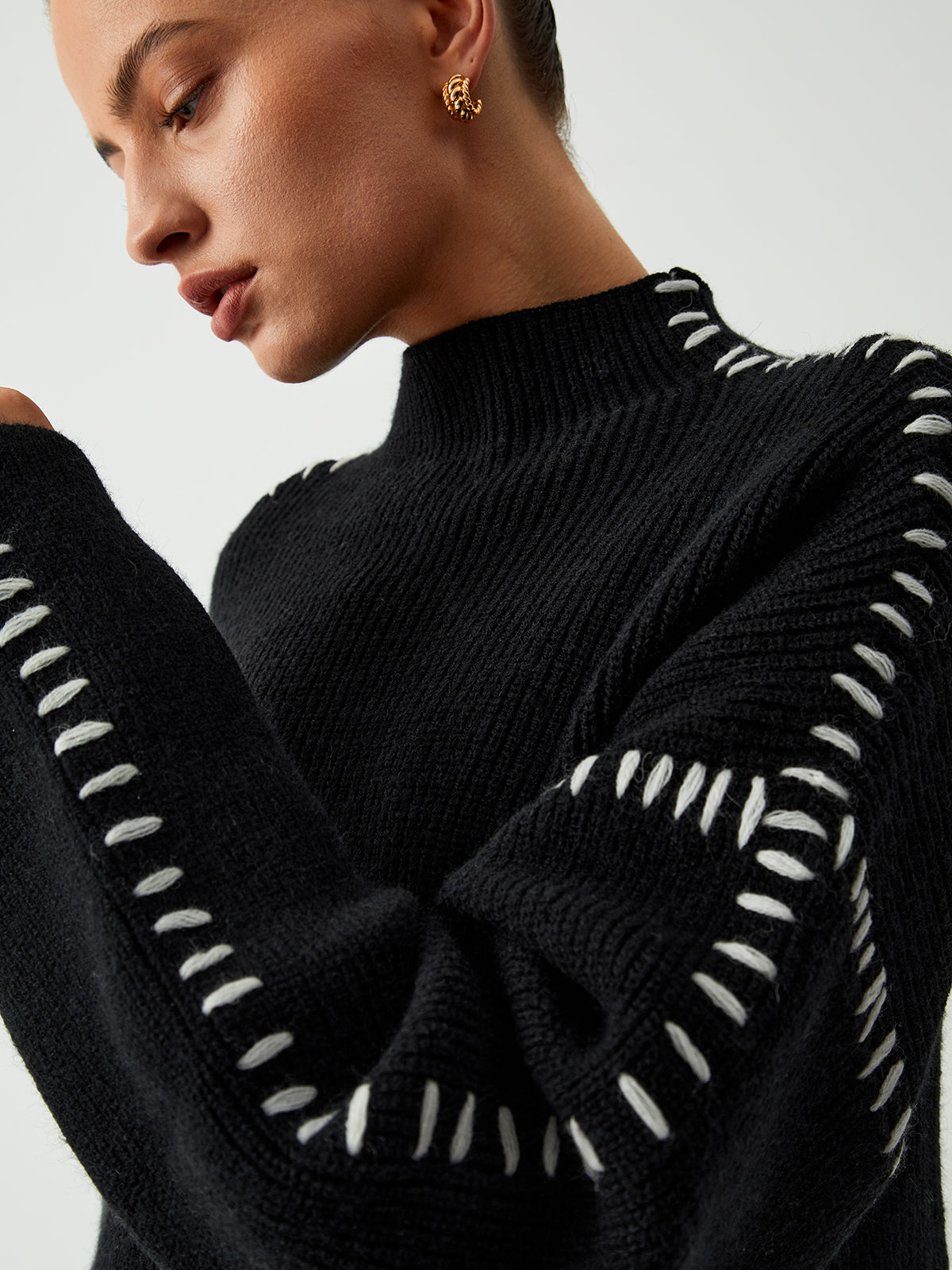 Pull Col Roulé Surdimensionné - Élégance Confortable pour Toutes les Occasions