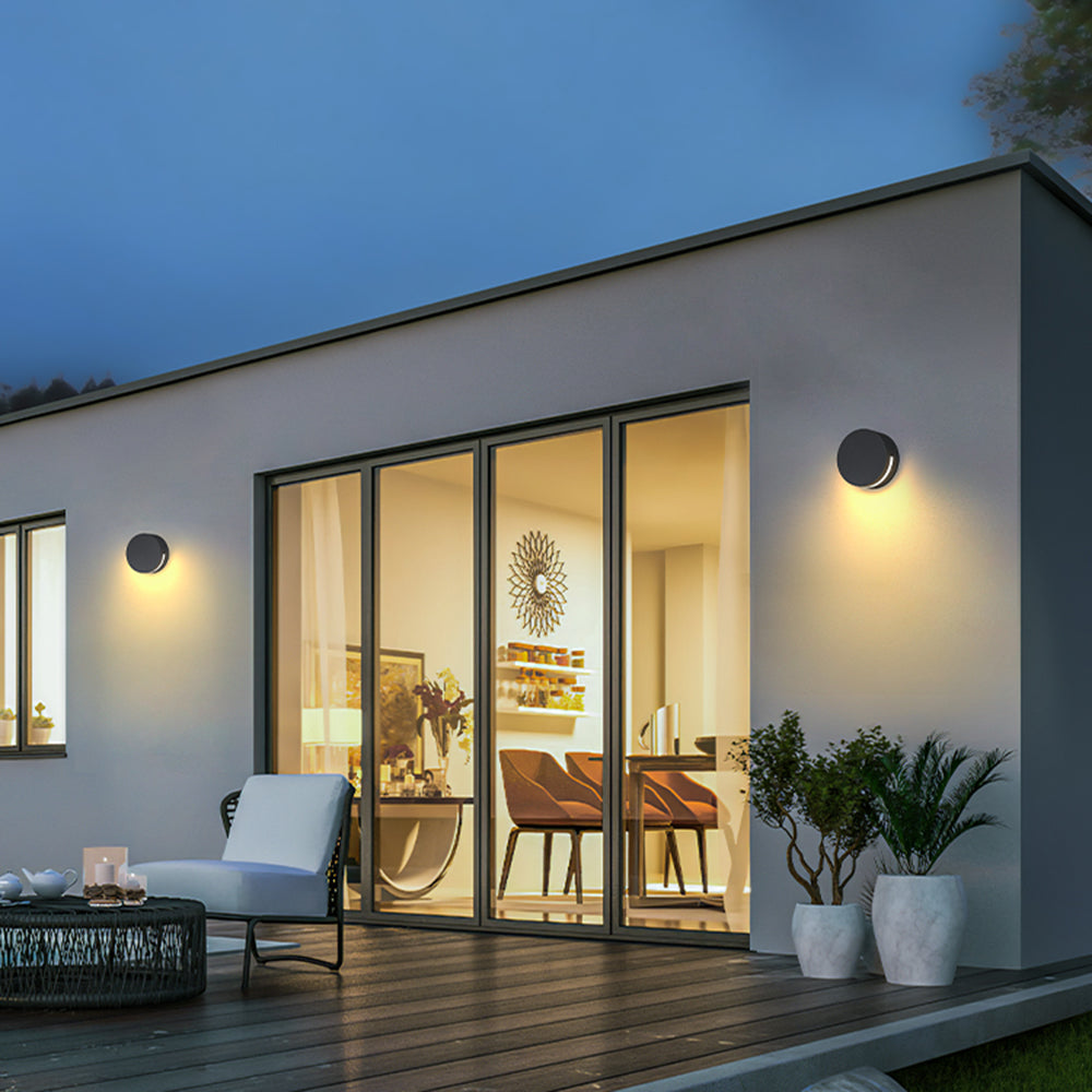 Applique Murale Extérieure en Verre - Design Étanche et Élégant IP65