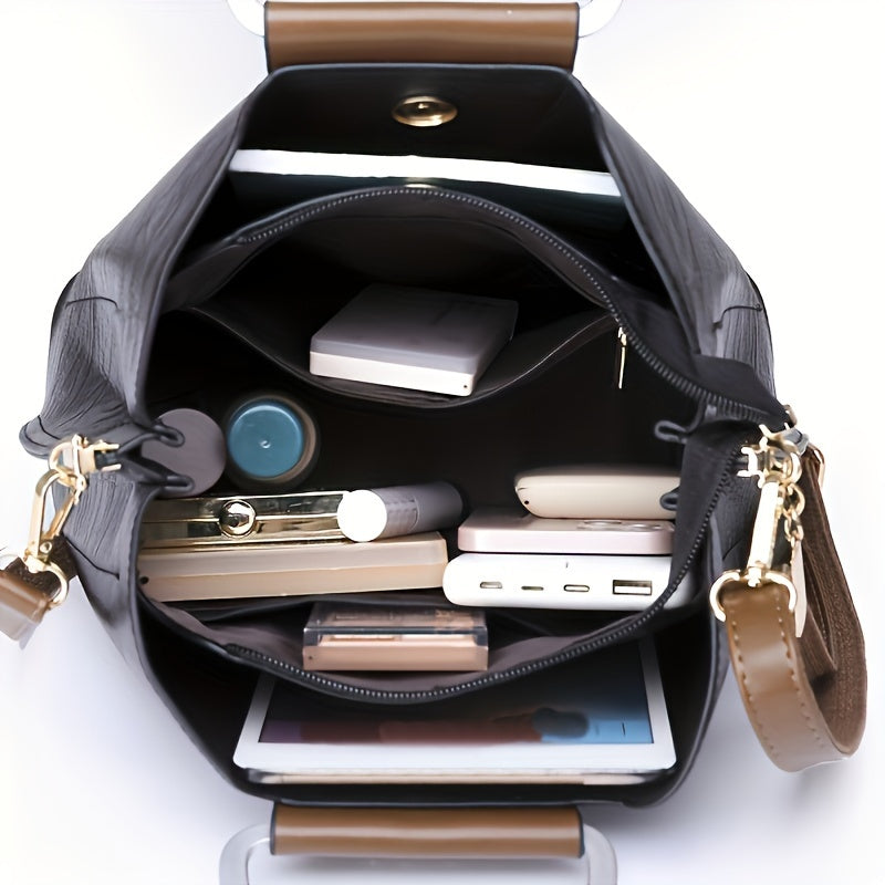 Sac à Main en Cuir Luxe - Élégance et Organisation pour Femmes