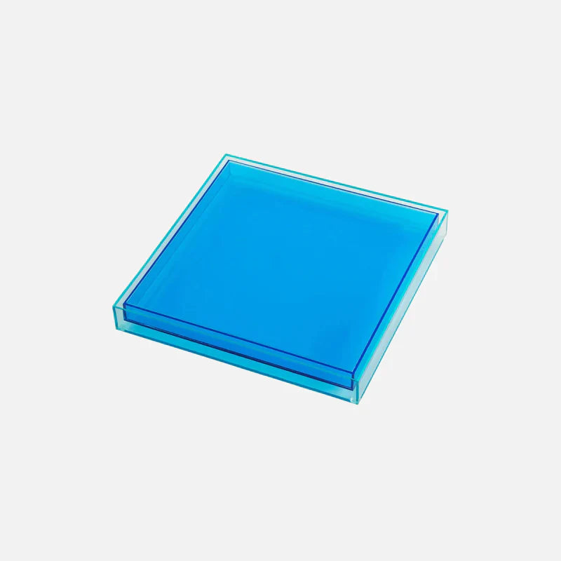 Plateau de Service en Acrylique Multicolore - Design Élégant et Facile à Nettoyer