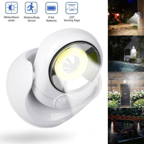 Lampe LED à Détection de Mouvement - Éclairage Étanche et Ultra-Lumineux